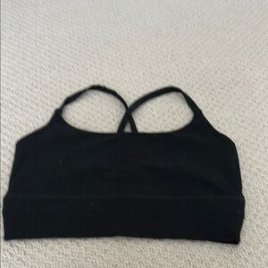 Vuori Black Sports Bra Intimates & Sleepwear